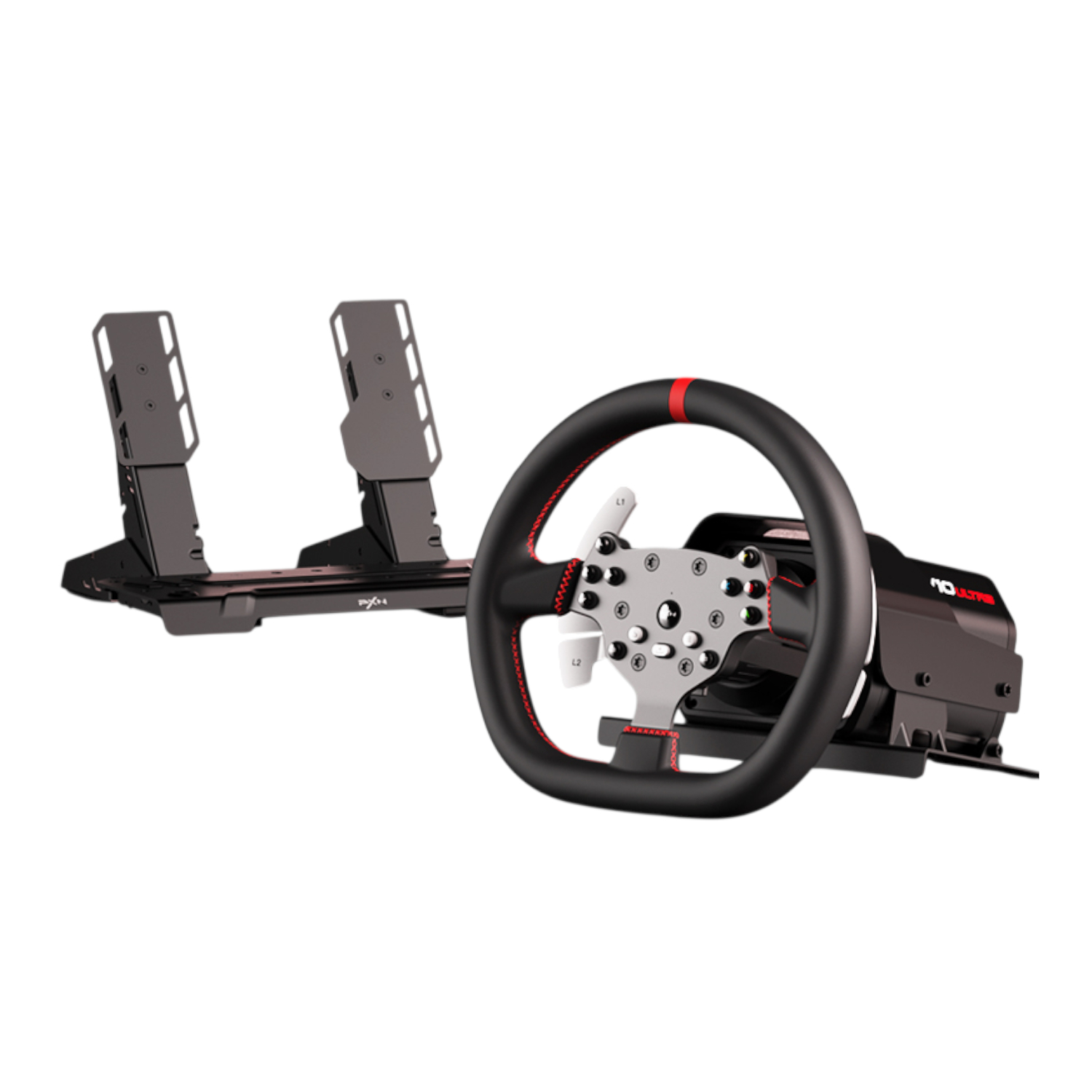 PXN-V10ULTRA_PXN-V10-Ultra-270-900°-3.2nm-Direct-Drive-USB-Steering-Wheel_wr_01a PXN V10 Ultra 270/900 degree 3.2nm Direct Drive steering wheel with 2-pedals/shifter - Image 1