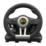 PXN V3 Pro 180 degree vibration steering wheel with 2-pedals (black) - Image 2