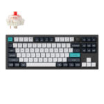 Keychron Q3 Max 80% Full Assembled Knob Red Switch Hot-Swap Gateron Jupiter RGB Wireless Keyboard - White