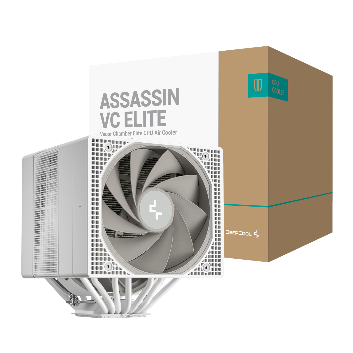R-ASN4-WHNVNN-GJD_DeepCool-Assassin-VC-Elite-CPU-Air-Cooler-White_wr_01 DeepCool ASSASSIN VC ELITE CPU Air Cooler White - Image 1