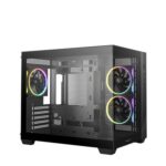 DeepCool CG330 3F mATX ARGB Gaming Chassis Black - Image 2
