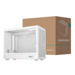 DeepCool CH160 Plus mATX Gaming Chassis White