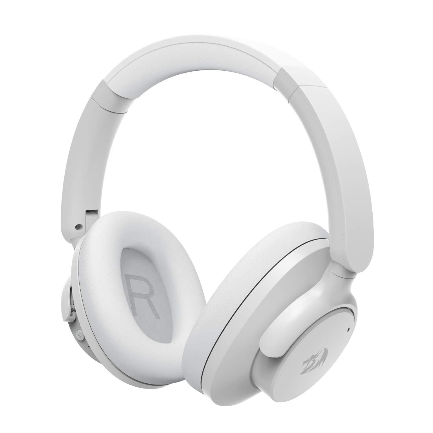 RD-H610G_Redragon-H610-VIBECORE-ANC-Bluetooth-Wireless-Over-ear-Headphones-–-White_wr_01a REDRAGON Over-Ear VIBECORE Bluetooth Wired Headset - White - Image 1