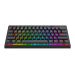 Redragon SHIVA 61 PRO Wired 2.4G Bluetooth Keyboard - Black - Image 2