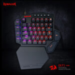 REDRAGON Diti Elite Pro One-Handed RGB Wireless Mechanical Gaming Keyboard Blue switch- Black - Image 2