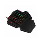 REDRAGON Diti Elite Pro One-Handed RGB Wireless Mechanical Gaming Keyboard Red switch- Black - Image 2