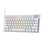 REDRAGON Horus Mini 61Key Red Switch RGB Low Profile Gaming Mechanical Keyboard - White - Image 2