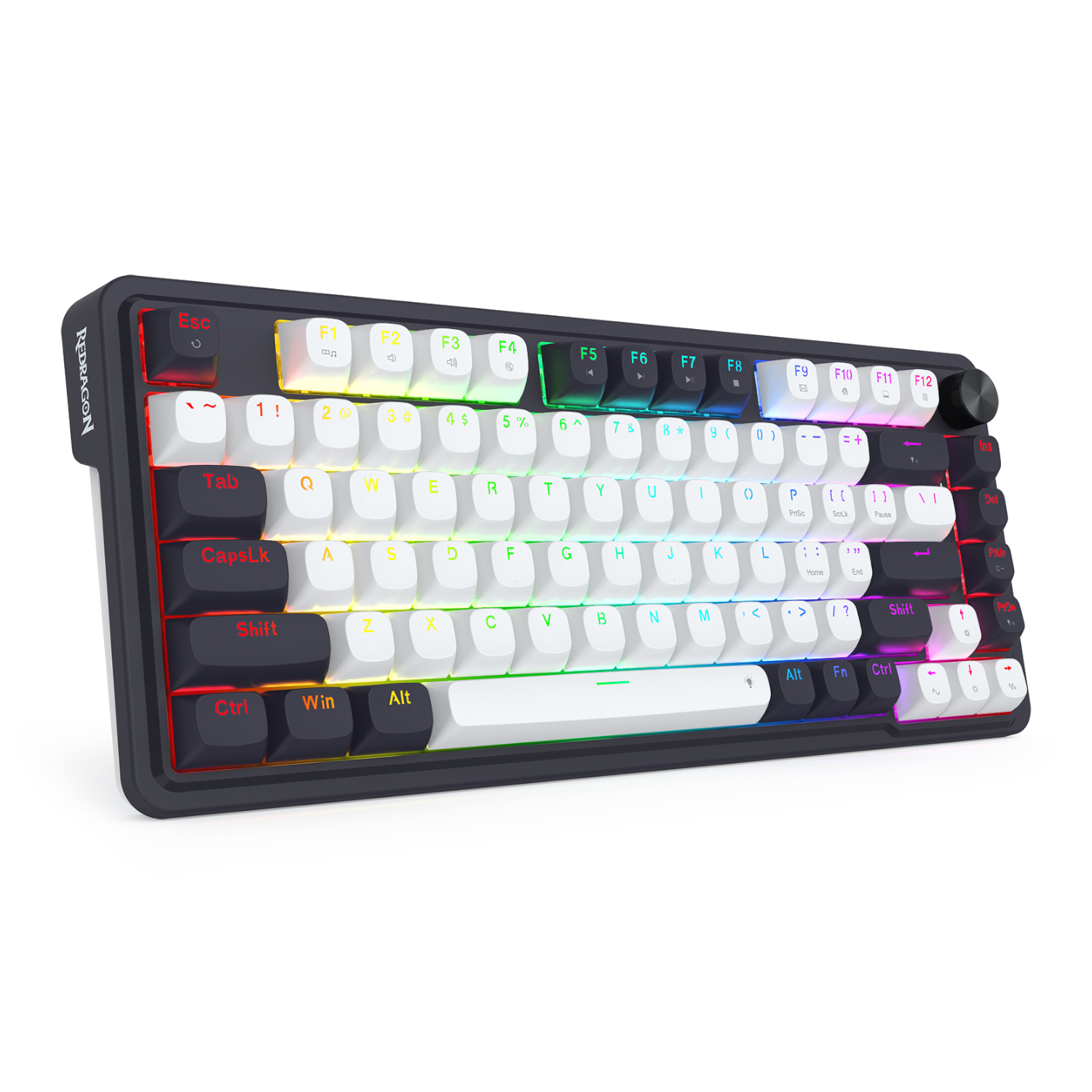 RD-K673WB-RGB-M_Redragon-K673-UCAL-75-Magnetic-Ultramag-Switch-Wired-Keyboard-Black_wr_01a REDRAGON UCAL Magnetic Switch Wired Mechanical Gaming Keyboard - Image 1