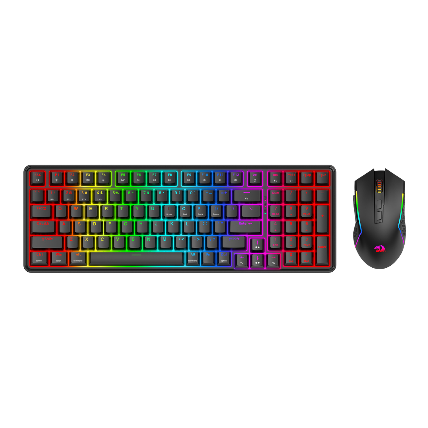 RD-S162_Redragon-S162-2-in-1-RGB-Wireless-Keyboard-and-Mouse-Gaming-Combo-Black_wr_01a REDRAGON 2 in 1 Wireless Gaming Combo - Image 1