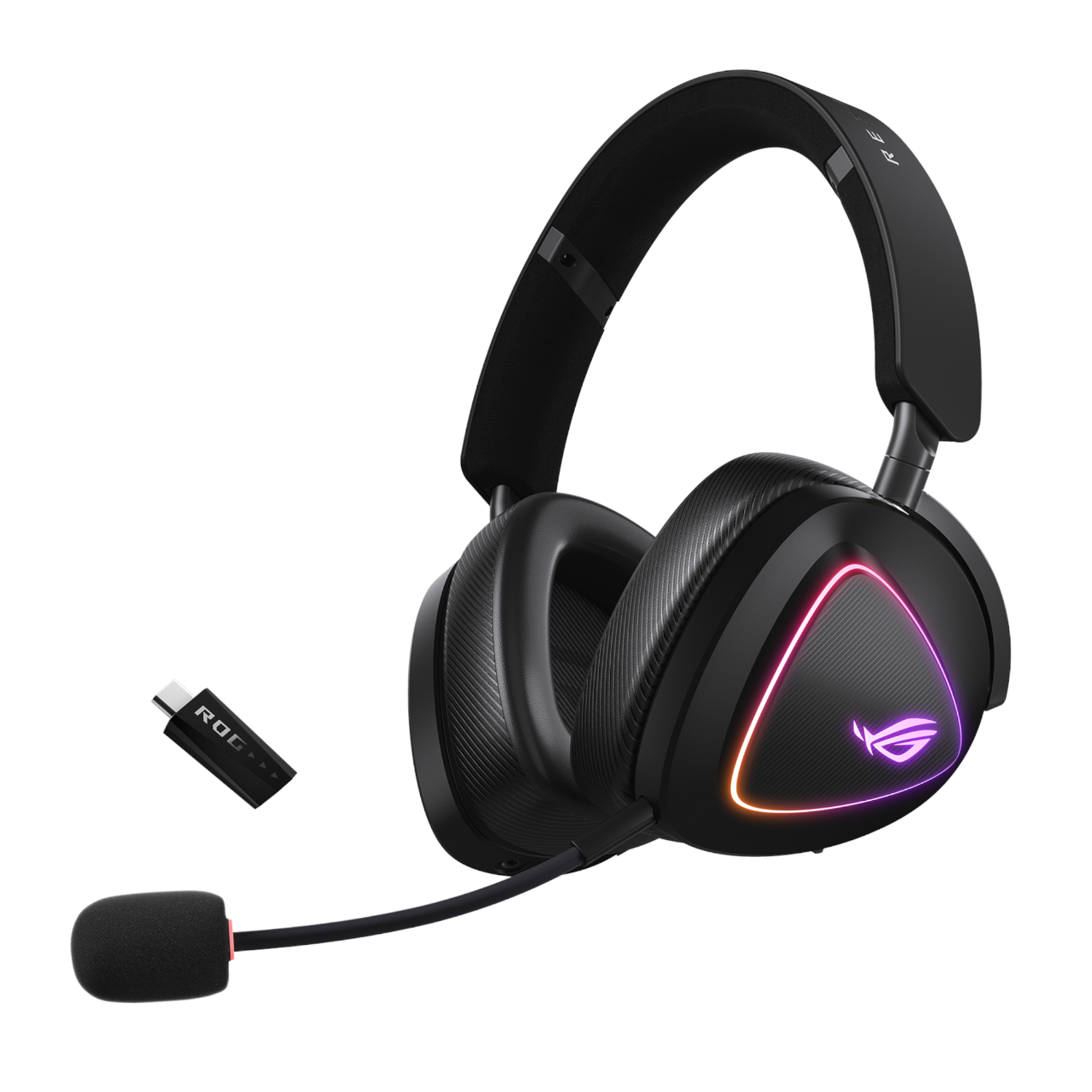 ROG-DELTA-II_Asus-ROG-Delta-II-RGB-Stereo-Gaming-Headset-Black_wr_01a ASUS ROG Delta II Multi Platform Black Wireless Gaming Headset - Image 1