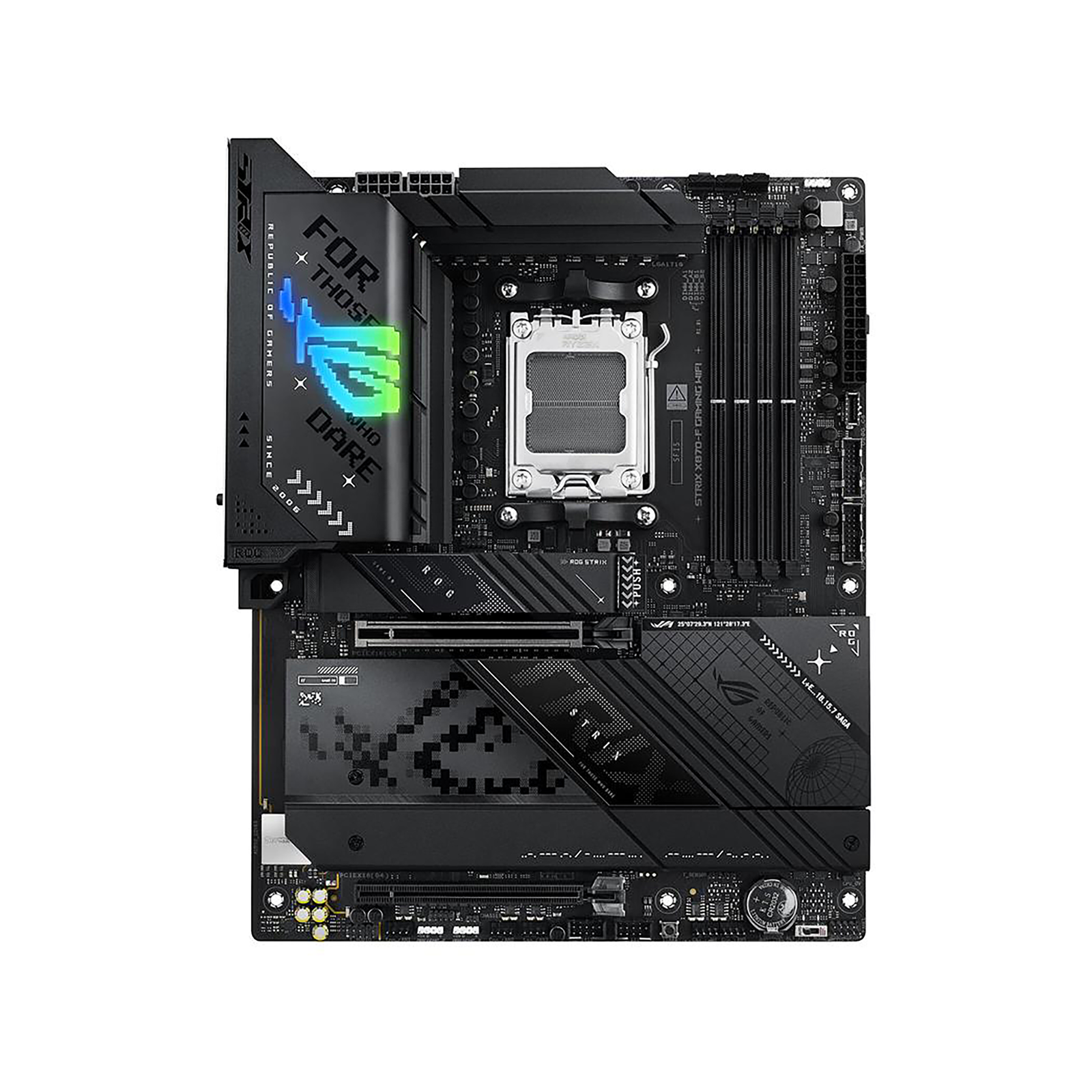 ROG_STRIX_X870_F_GAMING_WIFI_1_4fcd Asus ROG Strix AMD X870 ATX DDR5 Gaming Motherboard - Image 1