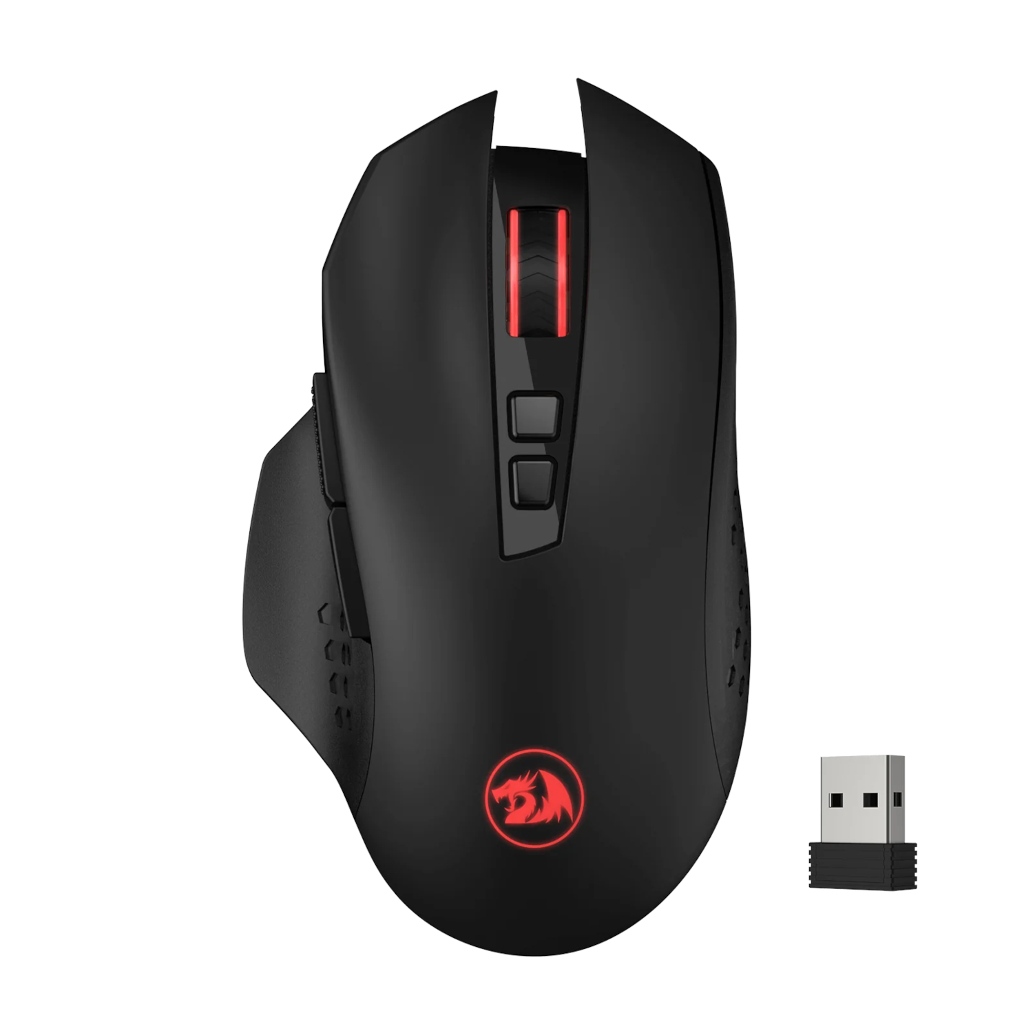 Redragon_M656_Gainer_Wireless_Gaming_Mouse_wr_1 REDRAGON GAINER Wireless 4000DPI Gaming Mouse - Black - Image 1