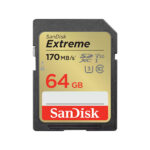SanDisk Extreme SD UHS I Card for 4K Video 64GB