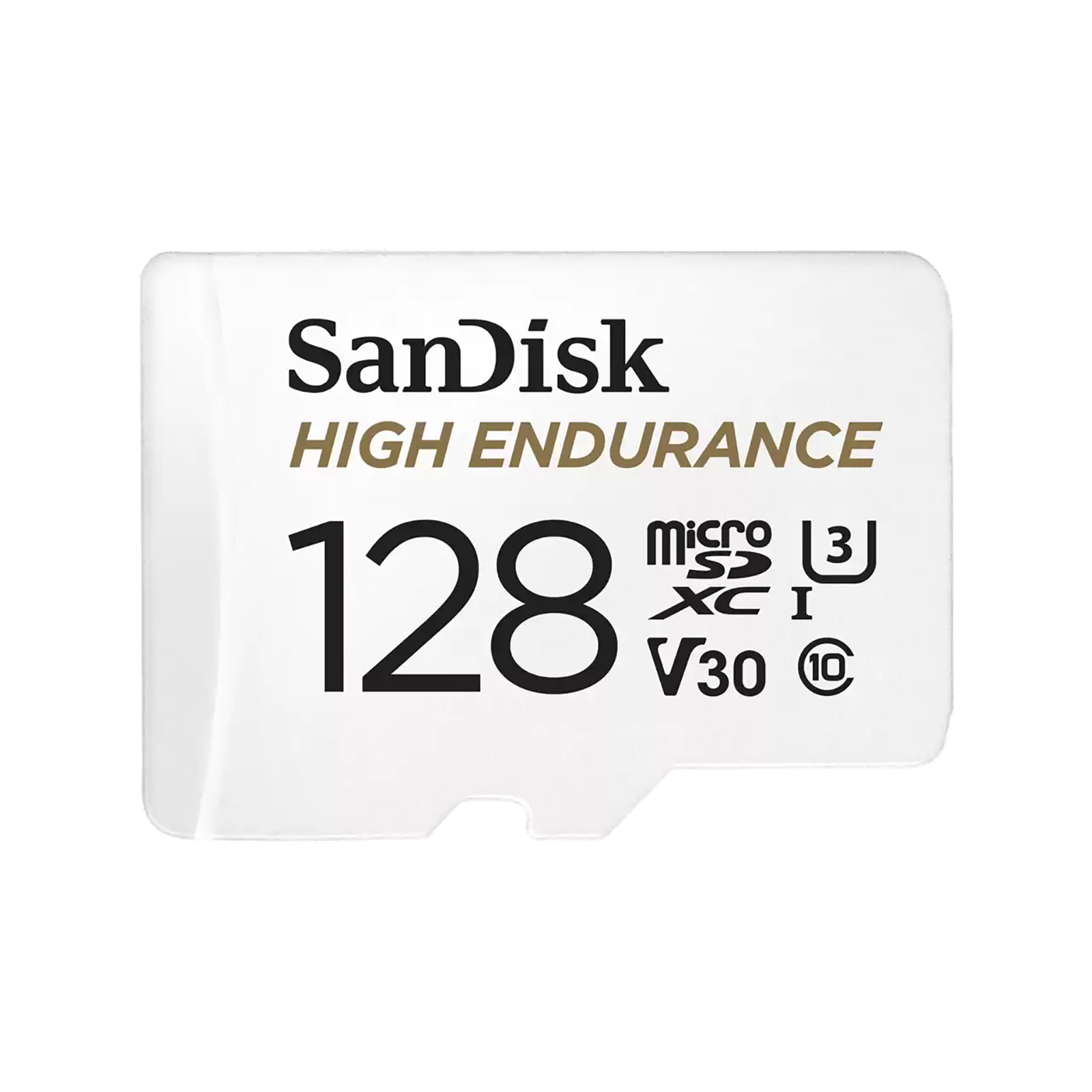 SDSQQNR_128G_GN6IA_0eee Sandisk High Endurance 128GB Class 3 MicroSDXC Card with Adapter - Image 1