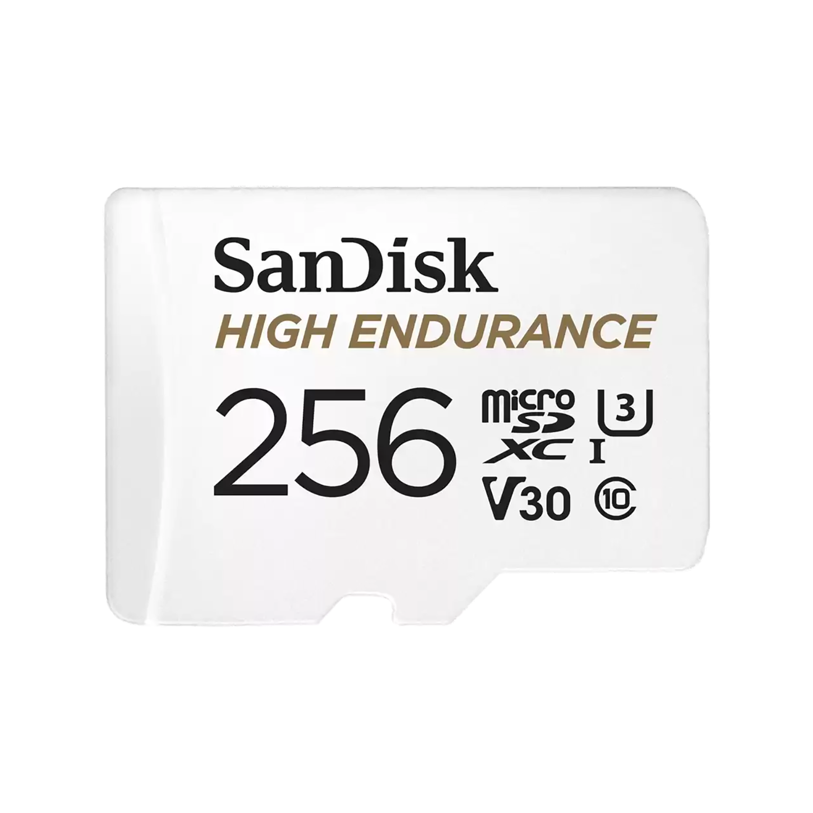 SDSQQNR_256G_GN6IA_4b33 Sandisk High Endurance 256GB Class 10 MicroSDXC Card with Adapter - Image 1