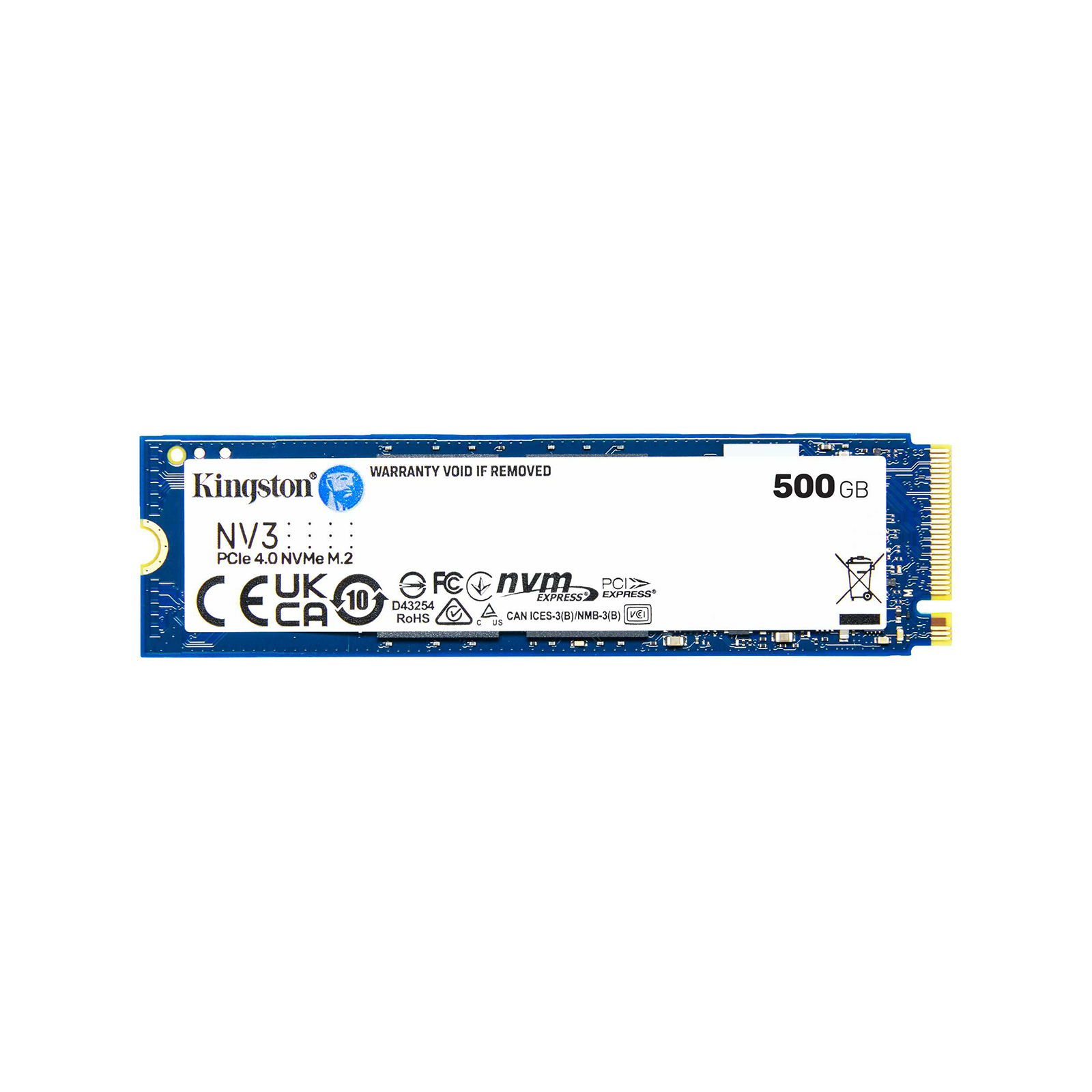 SNV3S_500G_1_13d1 Kingston 500GB M.2 NVME Internal SSD - Image 1