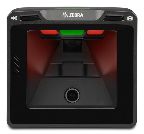 SP7208-SV00004ZZWW-UP Zebra SP7208: Single Plane; Vertical; Multi-Interface; AUX Port; Standard Range; Midnight Black - Image 1