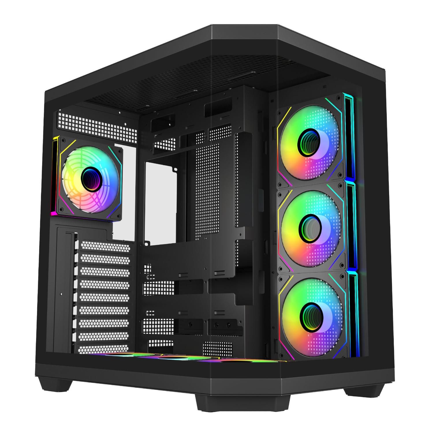 U580-BA_FSP-U580-ARGB-ATX-Ultra-Tower-Gaming-Chassis-Black_wr_01 FSP U580 ATX Ultra Tower Gaming Chassis - Black - Image 1