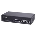VIVOTEK 4xGE PoE + 2xGE UTP lite managed switch; VLAN; STP; POE Port Cycling