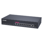 VIVOTEK 2xGE bt 90W PoE + 6xGE 30W PoE + 1xGE UTP + 1xGE SFP Lite Managed Switch; VLAN; STP; POE Port Cycling