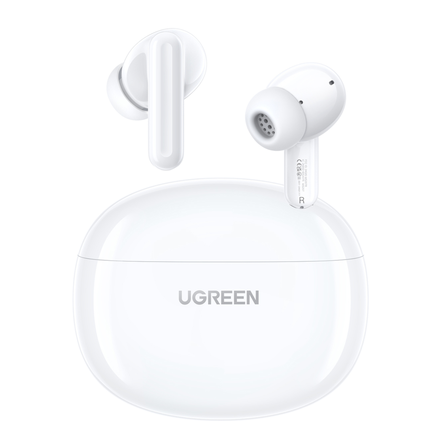 WS207-45110_UGREEN-HiTune-P3-In-Ear-Wireless-Earbuds–White_wr_01b UGREEN HiTune P3 TWS in-Ear EarBuds White - Image 1