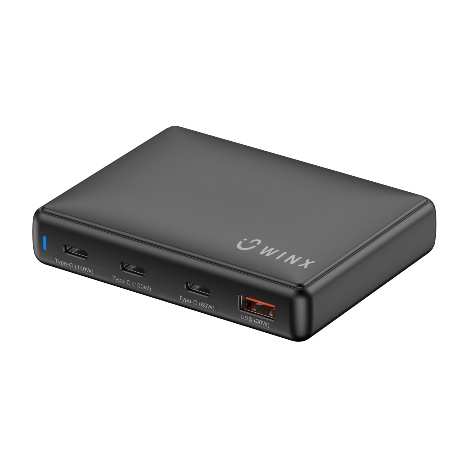 WX-DC106_WINX-POWER-Ultra-140W-GaN-Desktop-Charger-Black_wr_01 WINX POWER Ultra 2 140W GAn Charger - Image 1