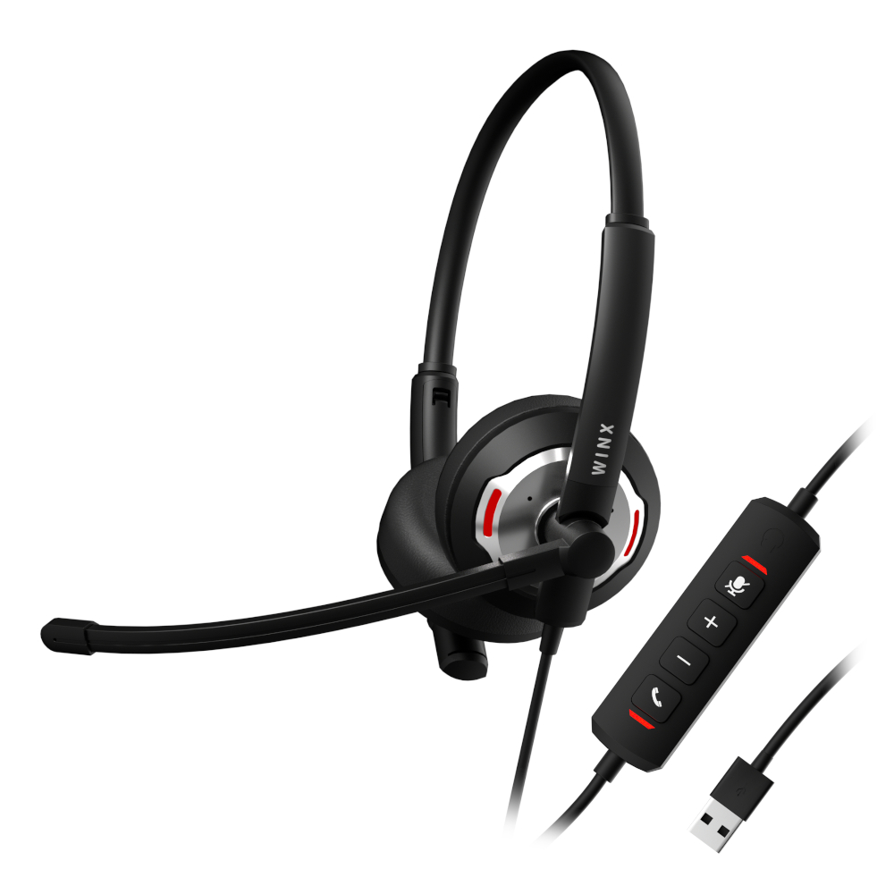 WX-HS108_wr_01 WINX CALL Pro AI Noise Cancelling Mic Headset - Image 1