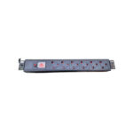 Zone Enclosures 6-Way 2M Hard Wire Lead Metal Black PDU