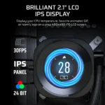 NAUTILUS 240 RS LCD Liquid CPU Cooler – 2.1'''' IPS LCD Screen – RS120 Fans – 240 mm Radiator – LGA 1851/1700; AMD® AM5/AM4 - - Image 2