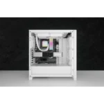 Corsair iCUE H100i ELITE RGB 240mm Liquid CPU Cooler - White AMD: AM5; AM4; sTRX4; sTR5 | Intel LGA: 1700/1851; 1200; 115X; 2066
