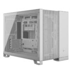 Corsair 2500D AIRFLOW Micro ATX Dual Chamber PC Case 2x 2.5" Drive Bays, 2x 3.5" Drive Bays Fan layout: Front 2x 120mm, 2x 140mm, Top 3x 120mm/2x 140mm, Side 2x 120mm, Rear 1x 120mm, Bottom 3x 120mm; 2x 140mm 2x USB 3.2 Gen1 Type-A, 1x USB 3.2 Gen2 Type-C Colour: White Mini-ITX, Micro-ATX - Image 3