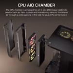 Corsair AIR 5400 LX-R E-ATX | ATX | MATX | ITX Triple Chamber Mid Tower iCUE Link ARGB Gaming Chassis - Black - Image 19