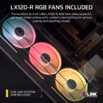 Corsair AIR 5400 LX-R E-ATX | ATX | MATX | ITX Triple Chamber Mid Tower iCUE Link ARGB Gaming Chassis - Black