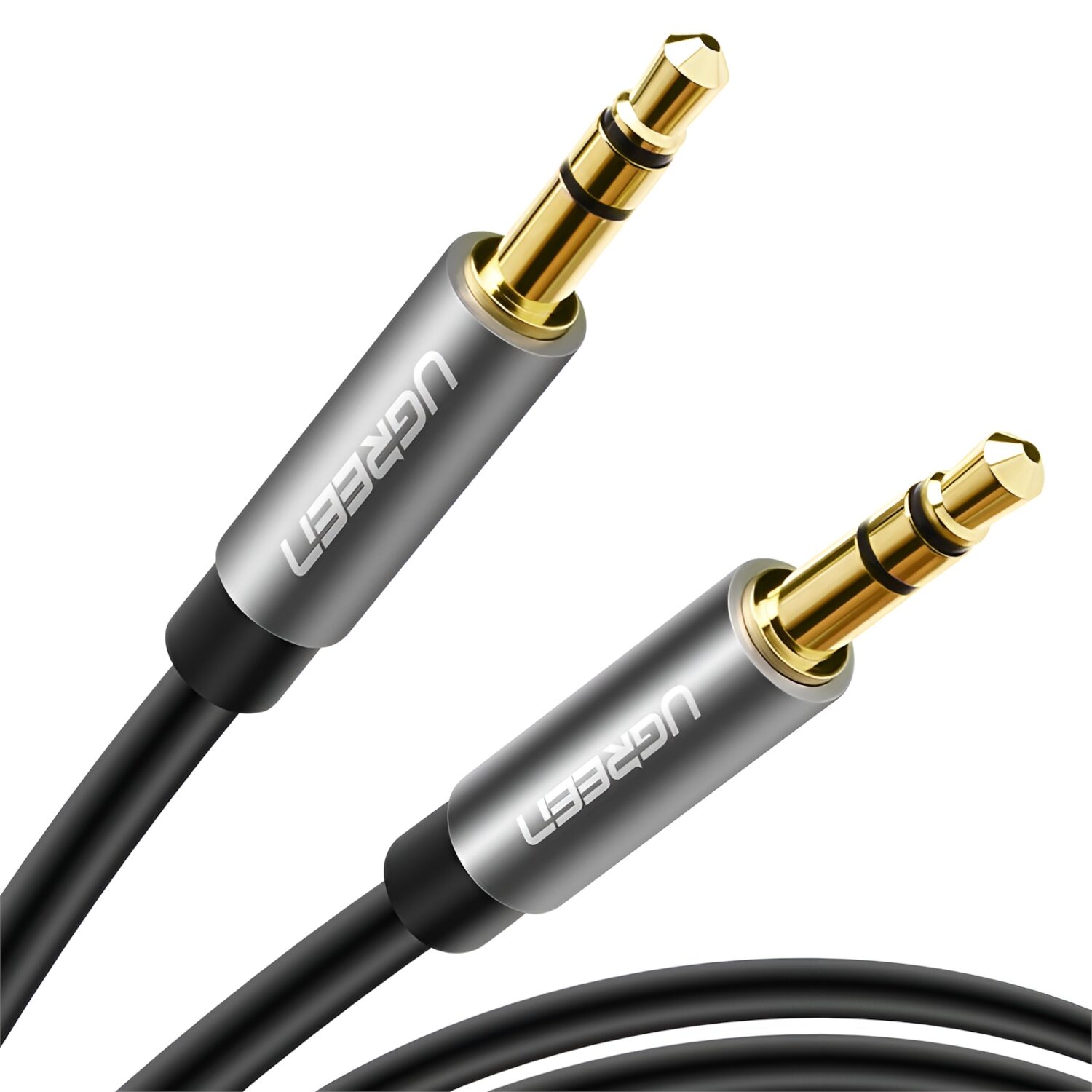 av119-wr-01 UGREEN 3.5mm Male to 3.5mm Male Cable 0.5m (Black) - Image 1