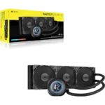 Corsair Nautilus 360mm LCD CPU Liquid Cooler Black - Image 11