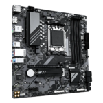 GIGABYTE B650M D3HP - AMD B650 Chipset: Socket AM5, Support AMD Ryzen™ 7000 Series Processors Memory : 4x DDR5 DIMM Slots (256GB Max / 7600MHz) Expansion Slots : 1x PCI-Express 4.0 (x16 Speed), 1x PCI-Express 3.0 (x1 Speed) Storage and USB : 4x SATA 3 (6 Gb/s), 2x M.2 Socket 3 Connector, Supports RAID 0,1,10, 2x USB Type C (1x Back, 1x Cable), 5x USB 3.2 Ports (3x Back, 2x Cable), 7x USB2.0 Ports (3x Back, 4x Cable) Misc. : 7.1 Channel High Definition Audio, 1x Realtek 2.5 GBE Lan (2.5 Gbit/1 Gbit/100 Mbit) Rear IO Panel Display Ports Available: 1x HDMI, 2x DP - Image 5