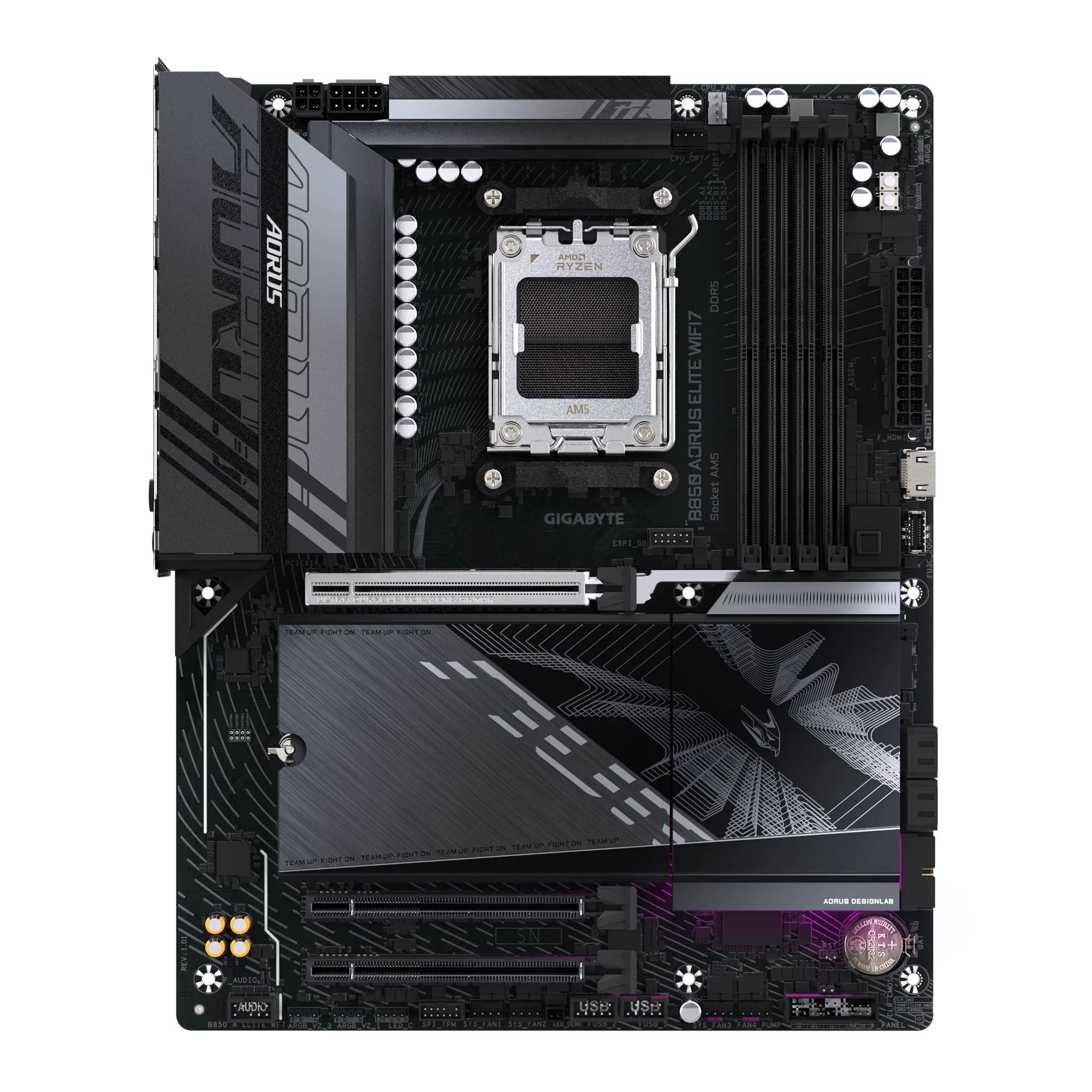 GIGABYTE Z890 AORUS ELITE - Z890 Express Chipset: Socket LGA1851, Supports Intel Core Ultra Processors Memory : 4x Dual Channel DDR5 DIMM Slots (256GB Max ) Expansion Slots : 1x PCI-Express 5.0 (x16 Speed), 2x PCI-Express 4.0 (x4 Speed) Storage and USB : 4x SATA 6 Gb/s connection, 1x M.2 Gen5, 3x M.2 Gen4, 5x USB 3.2 Gen 1 (3x Back, 2x Cable), 8x USB 2.0 Ports (4x Back, 4x Cable), 2x USB-C, 2 x USB 3.2 Gen 2 Type-A Misc. :1x Realtek® 2.5GbE LAN chip (2.5 Gbps/1 Gbps/100 Mbps), Wi-Fi 7, BLUETOOTH 5.4 Rear IO Panel Display Ports Available: 1x DP, 1 x USB4® USB Type-C® port, 1x Front HDMI