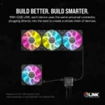 Corsair RX120 120mm iCUE LINK ARGB Case Fan Single Pack White - Image 15