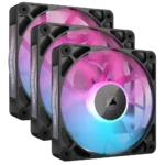 Corsair RX120 120mm iCUE LINK ARGB Case Fan Triple Pack Black