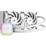 Corsair iCUE H100i ELITE RGB 240mm Liquid CPU Cooler - White AMD: AM5; AM4; sTRX4; sTR5 | Intel LGA: 1700/1851; 1200; 115X; 2066 - Image 6