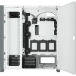 Corsair 7000D AIRFLOW Full-Tower ATX PC Case 10x 2.5" Drive Bays, 6x 3.5" Drive Bays Fan layout: Front 3x 120mm, 3x 140mm, Top 3x 120mm ,3x 140mm, Side 4x 120mm, Rear 1x 120mm, 1x 140mm 4x USB 3.0, 1x USB 3.1 Type-C Colour: White Mini-ITX, Micro-ATX, ATX, E-ATX - Image 18