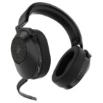 HS65 Wireless Premium Carbon Headset; 50mm Audio Drivers; Omnidirectional Mic - PC/PS. - Image 2