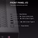 Corsair 3500X RS-R E-ATX | ATX | MATX | ITX ARGB Mid Tower Gaming Chassis - Black - Image 8