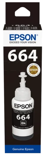 Epson T6641 Ecotank Black ink bottle (70ml) 4000 pages @ 5% coverage