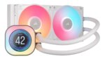 Corsair iCUE LINK TITAN 240 RX LCD Liquid CPU Cooler - White – RX120 RGB Fans – Fits Intel® LGA 1851/1700; AMD® AM5/AM4. - Image 9