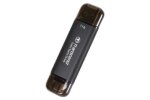 TRANSCEND 512 GB ESD310C USB3.2 TYPE A & C (USB 10Gbps) OTG COMPACT PORTABLE SSD - Read 1050MB/s Write 950 MB/s - Black - Image 3