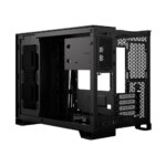 Corsair 2500X Micro ATX Dual Chamber PC Case 2x 2.5" Drive Bays, 2x 3.5" Fan layout: Top 3x 120mm ,2x 140mm, Side 2x 120mm, Bottom 3x 120mm; 2x 140mm, Rear 1x 120mm 2x USB 3.2 Type-A (Gen1), 1x USB 3.2 Type C (Gen2) Mini-ITX, Micro-ATX Colour: Black - Image 12