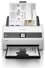 Epson WorkForce DS-730N Network Scanner; Standalone network scanning - A4, A3 with stitching function, SheetFeed Scanner, 600 dpi x 600 dpi (Horizontal x Vertical), Mono 40ppm / Colour 40ppm, 100 sheets, 4500 page Daily Duty Cycle, 27g-413g Media, USB 2.0 Type B, Ethernet Interface (1000 Base-T/ 100-Base TX/ 10-Base-T), Single-Pass Dual-Scanning. What's in the box: AC adapter, Driver and utilities (CD), Main unit, Power cable, Setup guide, USB cable, Warranty card; Warranty 1 Year Carry-In - Image 7