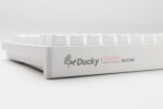 Ducky Keyboard Zero 6108 100% Mechanical Wireless Keyboard; RGB; USB 2.0 / 2.4GHz / BT - White - Cherry MX2A Red switches.