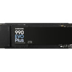 SAMSUNG MZ-V9S2T0BW 990 EVO Plus 2TB NVMe SSD - Read Speed up to 7250 MB/s, Write Speed to up 6300 MB/s, Random Read up to 1 000,000 IOPS, Random Write up to 1 350,000 IOPS; PCIe 4.0 x4 / 5.0 x2 NVMe 2.0; V-Nand TLC V8; Piccolo controller; 1200 TBW, HMB(Host Memory Buffer), 1.5 M hours (MTBF)